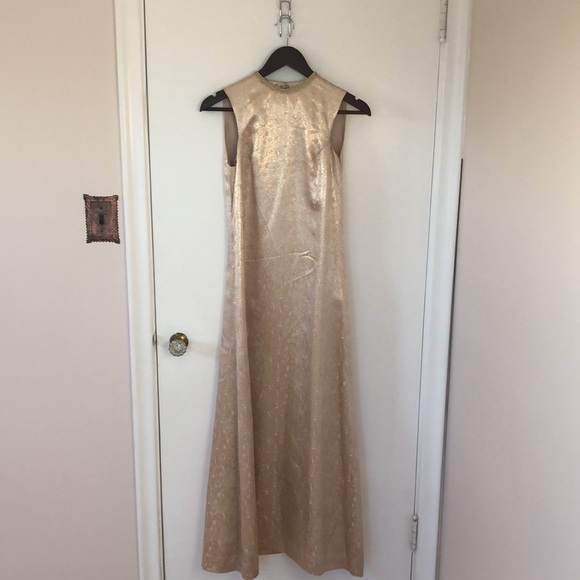 VINTAGE Egyptian Greek dress A line with keyhole - Picture 1 of 12